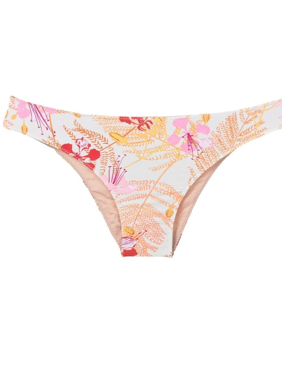 Affordable bikini bottom cut Versace high Women 0730